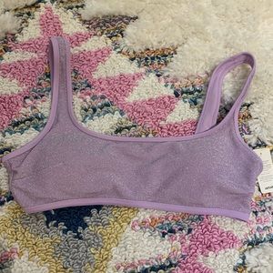 GLITTER bikini top NEW